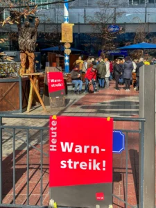 Verdi Warnstreiks München 2024-2025,