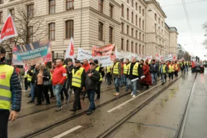 Anschlag auf ver.di-Demonstration in München am 13. Februar 2025,