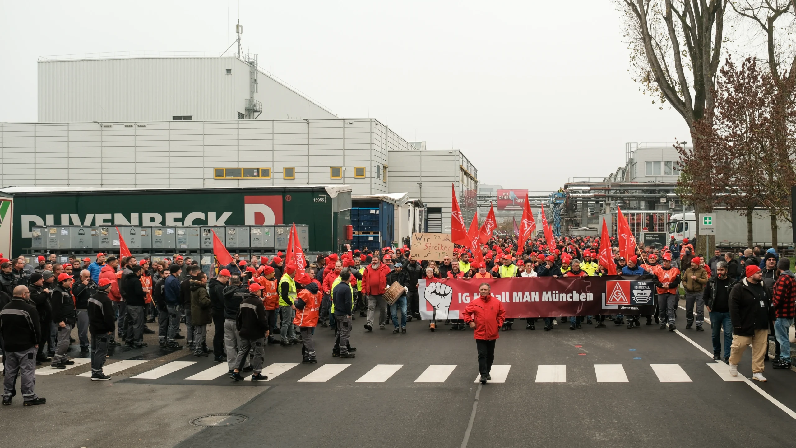 Ig Metall Warnstreikes 2024-2025 München,