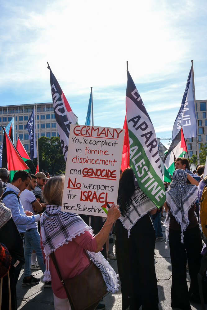 In München wurde gegen Israel protestiert,