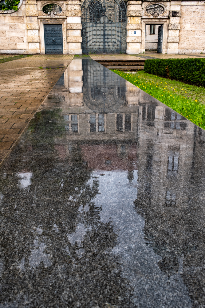 Straßenfotografie bei Regenwetter,